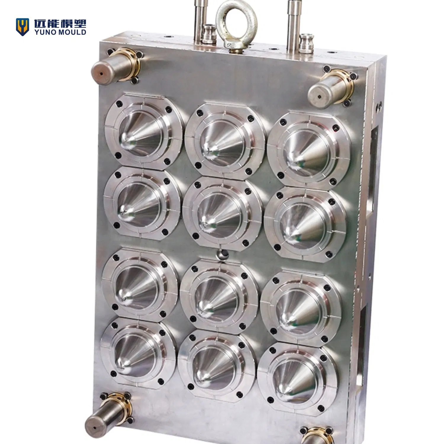 molde de la preforma del tarro del animal doméstico de la inyección del canal caliente 12cavity